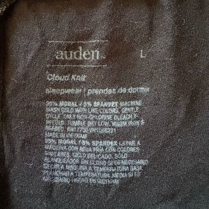Auden Cloud Knit Sleepwear in Dark Gray
